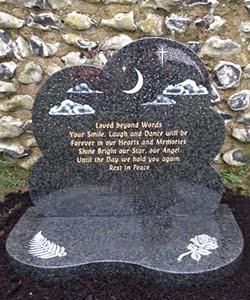 Childrens DARK GREY GRANITE MEMORIAL