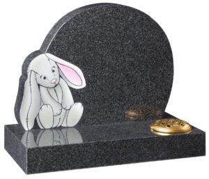 wg228 children's memorial with painted bunny