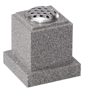 wg271 cremation memorial vase with square design