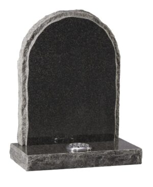 wg65 hand carved memorial with rustic edge